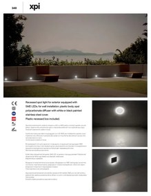 Redo 90044 - Lampada LED da incasso per esterno INCAS LED/2,3W/230V IP65