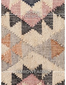 Tappeto grigio in iuta tessuto a mano 200x300 cm Roya Parsa – Elle Decoration