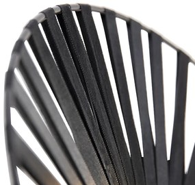 Lampada da parete rustica nera - LLeia