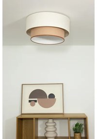 Plafoniera NATIA 1xE27/60W/230V bianco/marrone