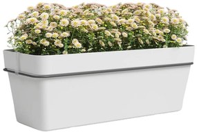 Fioriera sospesa autoinnaffiante in plastica riciclata da 50 cm Capri - Artevasi