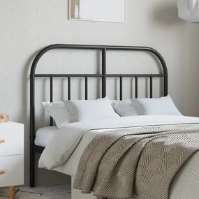 Testiera İn Metallo Nero 120 Cm /