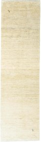 Gabbeh Tappeto 290x90 Beige (Iran) Annodato A Mano