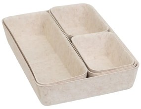 Set di organizer per cassetti in tessuto 5 pz – Casa Selección