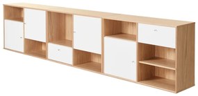 Cassettiera bassa bianca in rovere 267x61 cm Mistral - Hammel Furniture