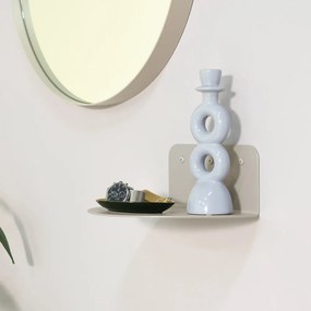 Mensola grigio tortora in metallo 30 cm Flex – Spinder Design