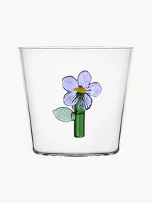 Bicchiere in vetro borosilicato fatto a mano Botanica
