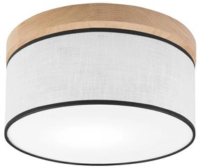 Brilagi - LED Plafoniera BELLADONNA 1xE27/15W/230V diametro 30 cm bianco/quercia