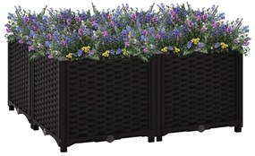 Fioriera Rialzata 80x80x38 Cm İn Polipropilene /