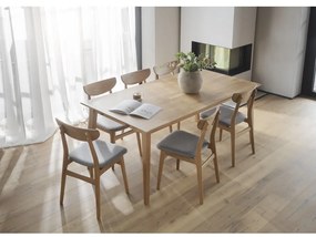 Set di 2 sedie da pranzo in colore naturale Rodham - Rowico