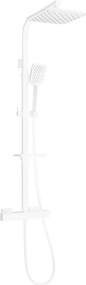 Mexen CQ62 set doccia esterno con soffione e miscelatore termostatico, bianco - 772506295-20