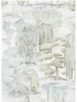 Sanderson Carta da parati Waterperry - Willow/ Olive