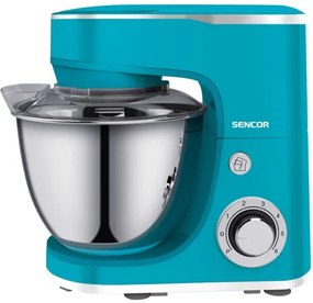 Sencor - Robot da cucina con ciotola in acciaio inox 1300W/230V turchese
