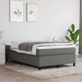 Giroletto Senza Materasso Grigio Scuro 120x200 Cm Tessuto /