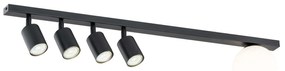 Lampadario da Soffitto BASTER 5 Black GU10 e E14