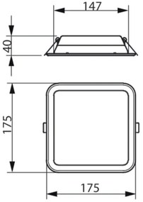 Philips - Lampada LED da incasso LEDINAIRE SLIM LED/10,5W/230V