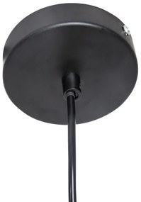 Atmosphera - Lampadario a sospensione con filo JILY 1xE27/40W/230V iuta nero