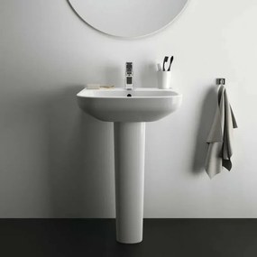 Lavabo Ideal Standard 65 cm con colonna in ceramica lucida I.Life A