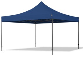 TOOLPORT 4x4 m gazebo pieghevole, PREMIUM acciaio, blu scuro - (600090)