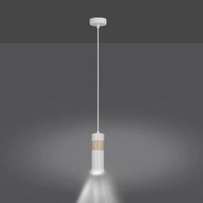 Lampadario a sospensione AKARI 1 WHITE