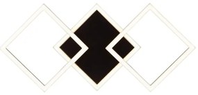 Brilliant - Plafoniera LED JORVIC LED/21W/230V 28x61,5 cm nera