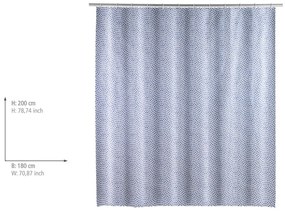 Tenda da doccia azzurra Sevilla - Wenko