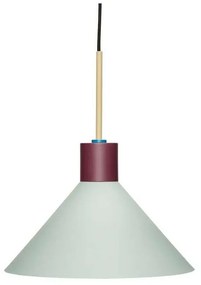 Hübsch - Crayon Lampada a Sospensione Ø35 Beige/Blu Menta/Bourdeaux Hübsch