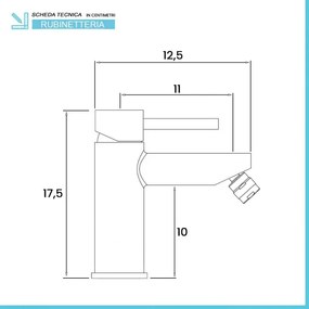 Set miscelatori lavabo e bidet nero opaco con piletta click clack York