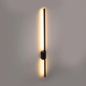 TK Lighting Applique a LED Flash, nero, altezza 108 cm metallo a 1 luce