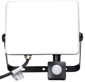 Aigostar - Riflettore LED con sensore LED/50W/230V 6500K IP65 nero