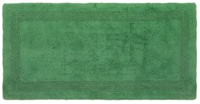 Tappeto bagno 60x110 cm in cotone verde