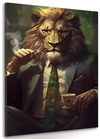 Stampa su tela – Gangster animale leone