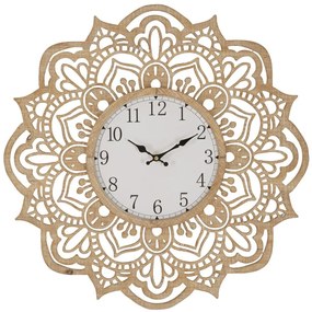 Orologio da muro intagliato design elegante cm ø 60x4,5