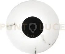 Applique a parete led morse alabastro in vetro 8w 800lm cct 2700 e ...