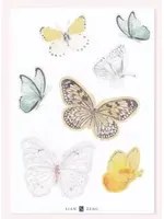 Sian Zeng Adesivo murale Butterfly  - Bright