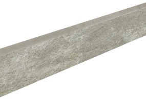 Piastrella battiscopa Kavala in gres porcellanato pumice L 61.5 x H 8 cm x Sp 8.5 mm opaco confezione da 7.2 ml