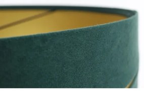 Lampadario a sospensione con filo SWING 1xE27/60W/230V verde/oro