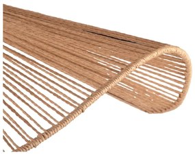 Lampada a sospensione color oro con paralume in carta intrecciata ø 62 cm Sombra - Leitmotiv