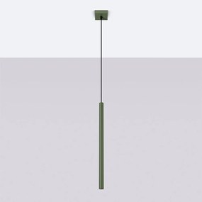 Lampadario verde Fideus – Sollux