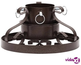 vidaXL Base per Albero di Natale Rame Anticato 29x29x15,5 cm