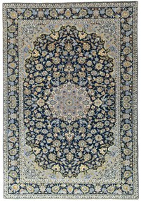 Najafabad Tappeto 240 x 340 Blu (Iran) Annodato A Mano