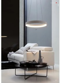 Redo 01-672 - Lampadario LED a sospensione con filo LOOP LED/48W/230V diametro 60 cm bianco