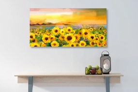 Stampa su tela – Campo di girasoli