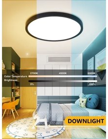 Immax NEO 07166-B40-LED RGBCCT Lampada dimmerabile 50W/230V Wi-Fi Tuya black+TC