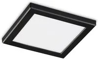 Plafoniera Moderna Aura Materie Plastiche Nero Led 20W 4000K