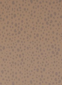 Majvillan Carta da parati Animal Dots - Soft Brown