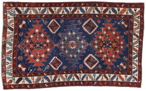 Kazak Tappeto 190x110 Beige (Russia) Annodato A Mano