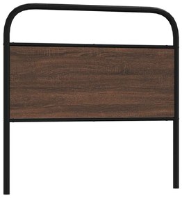 Testiera Rovere Marrone 100 Cm İn Acciaio E Truciolato /