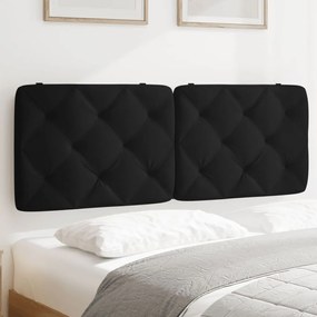 Cuscino Testiera Nero 140 Cm İn Velluto /