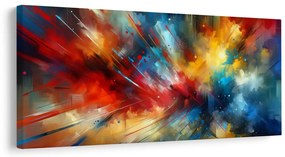 Quadro su tela – Universo colorato in movimento